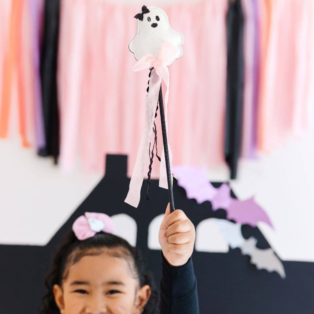 Coquette Ghost Halloween Wand - Toy Wand