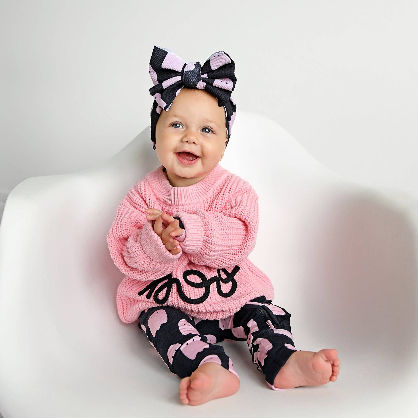 Boo Pink SWEATER Halloween Kids Top