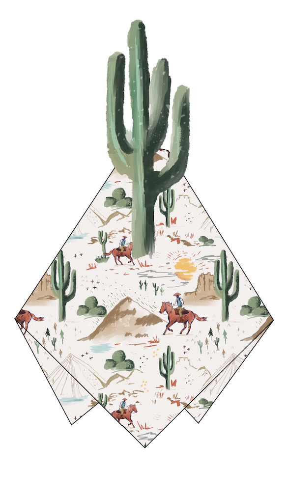 BILLY - Western Lovey Baby Gift Toy Blanket - Blankie Buddy