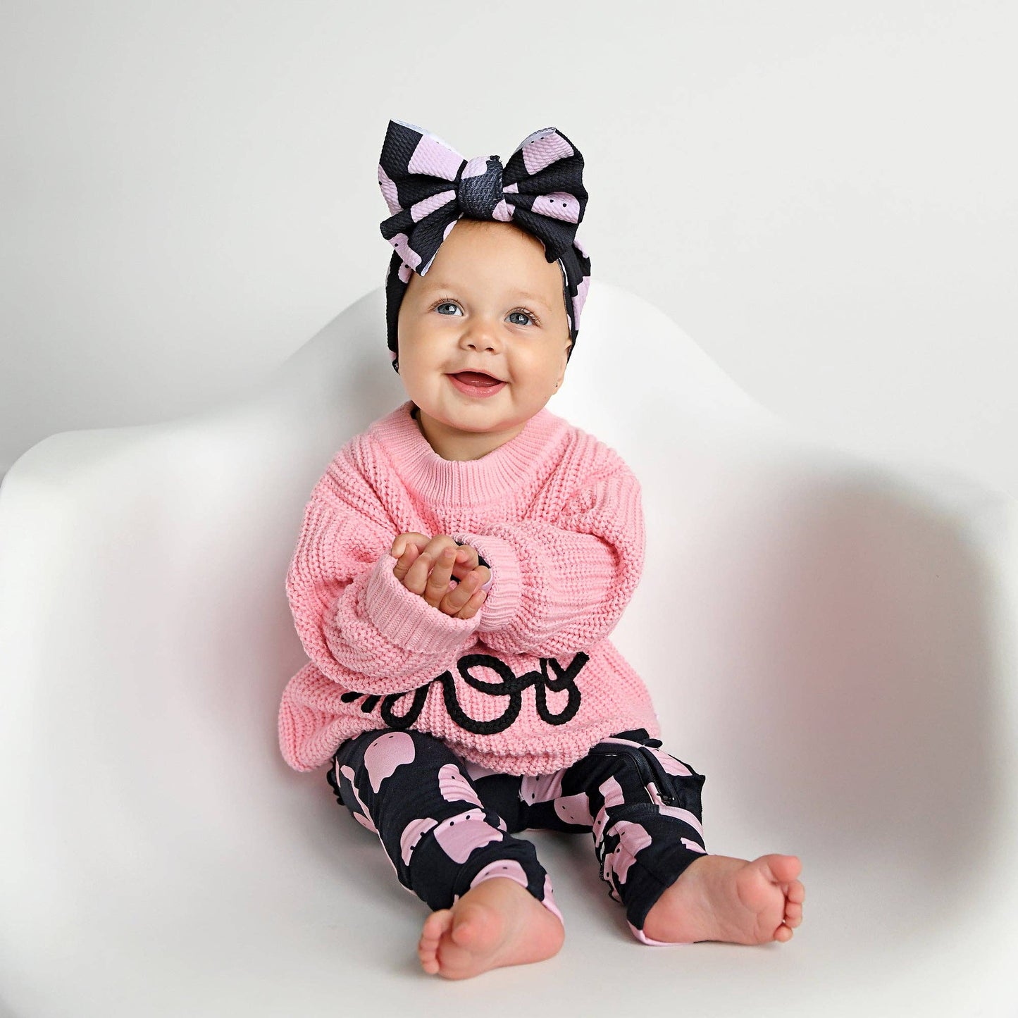 Boo Pink SWEATER Halloween Kids Top