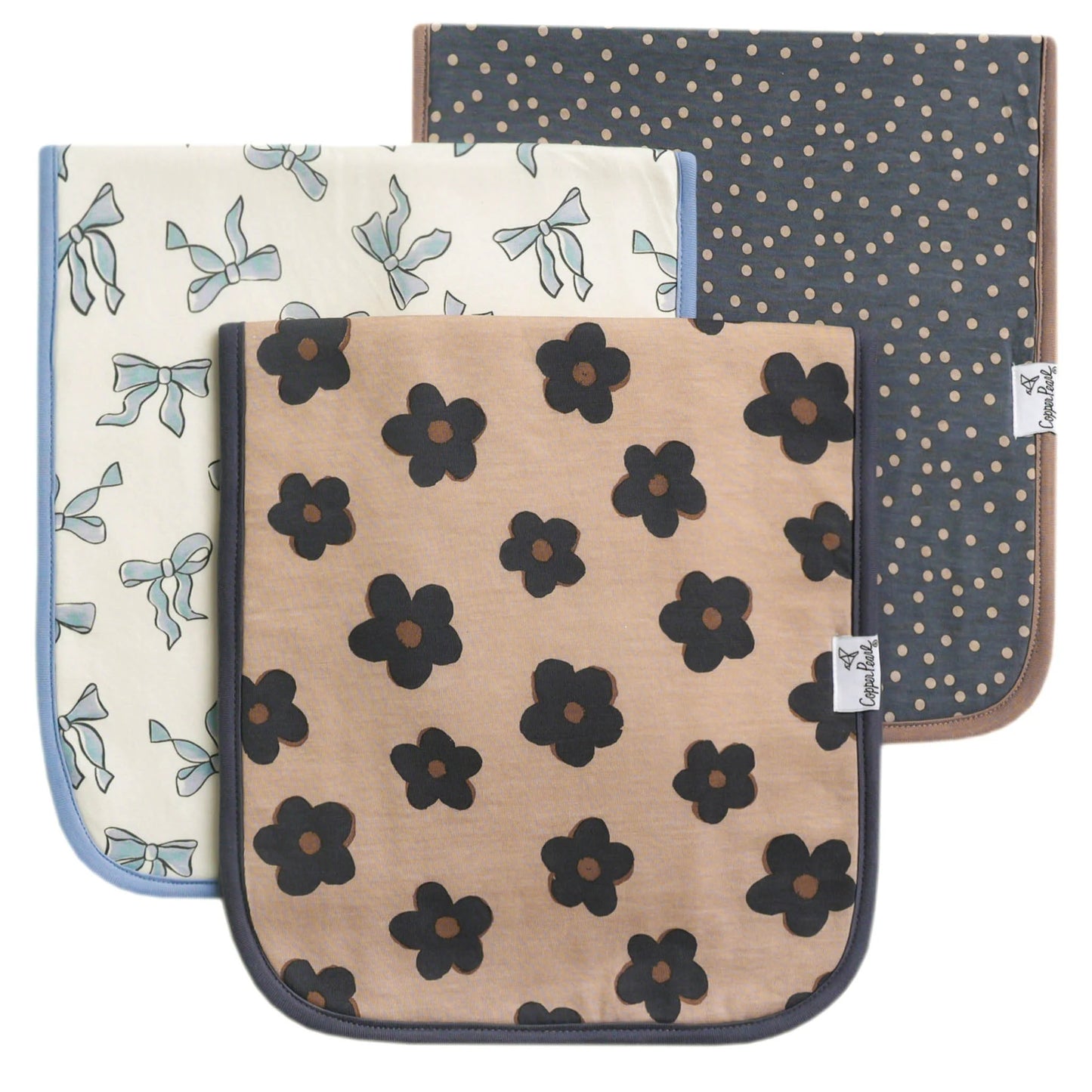 Premium Burp Cloth- Copper Pearl Various Styles