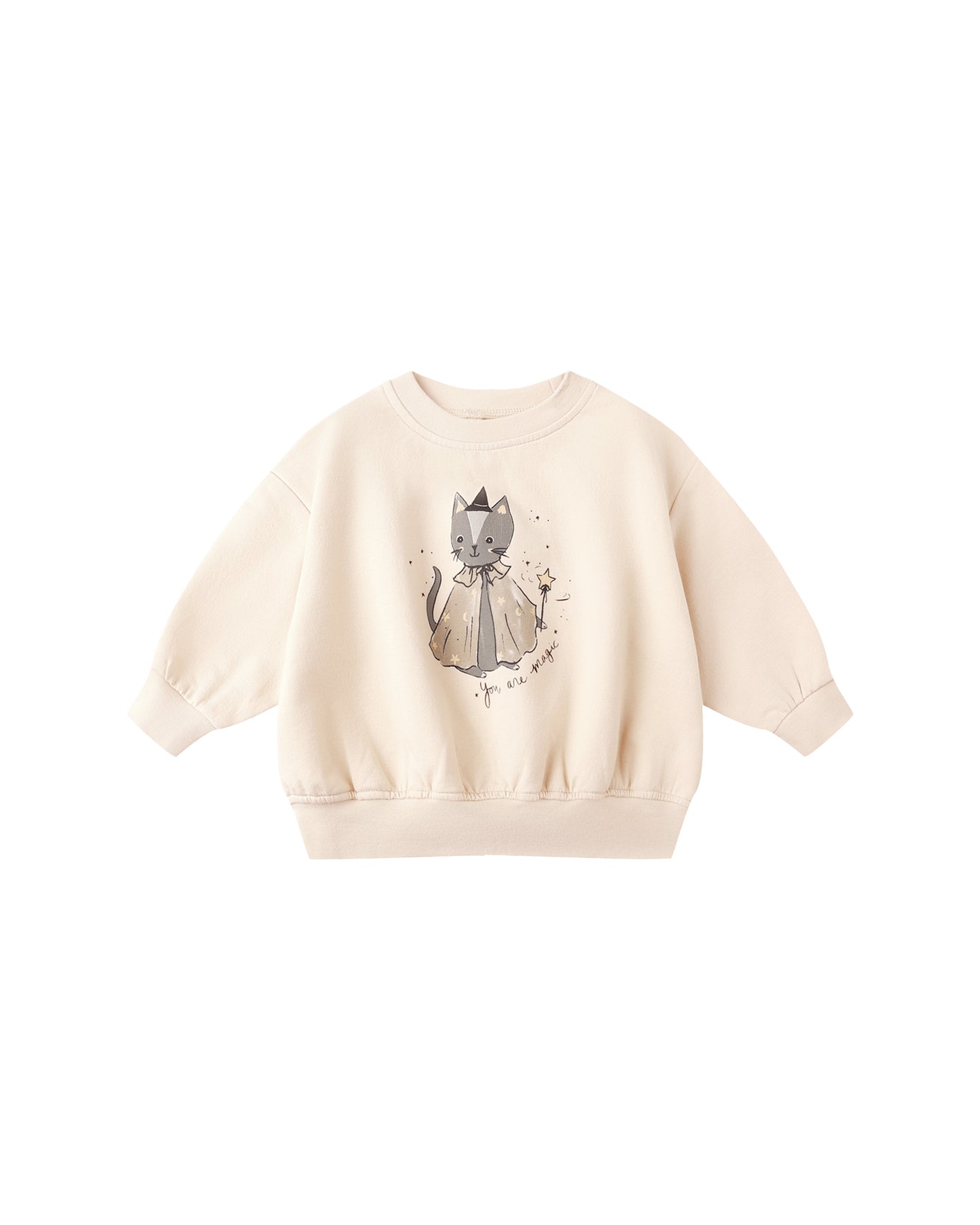 Relaxed Fleece Sweatshirt || Magical Cat