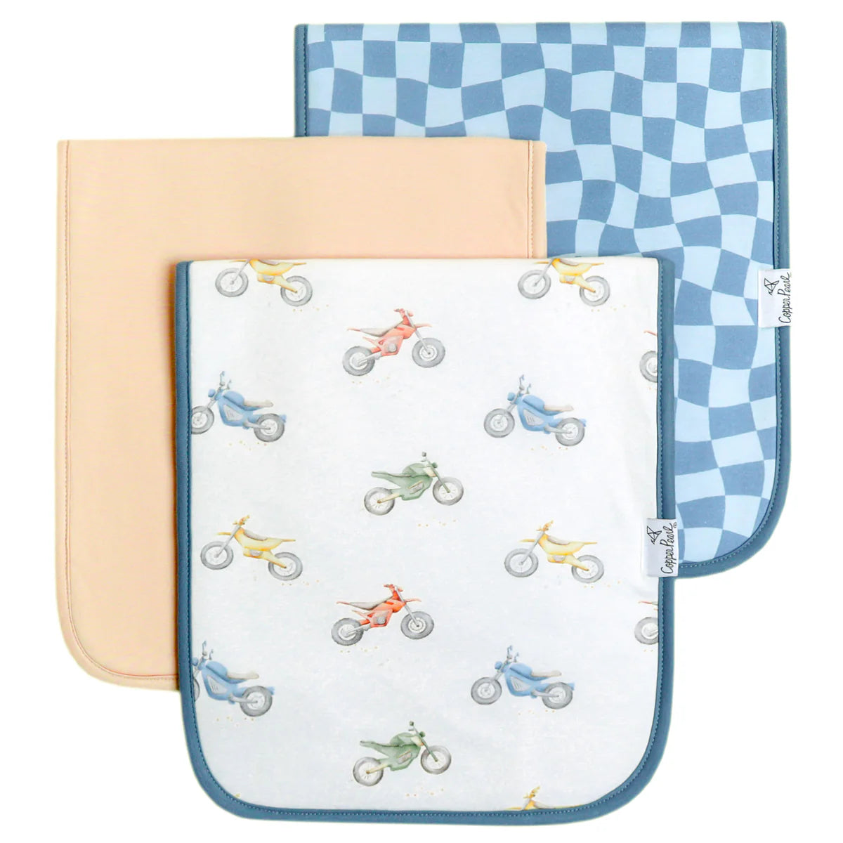 Premium Burp Cloth- Copper Pearl Various Styles