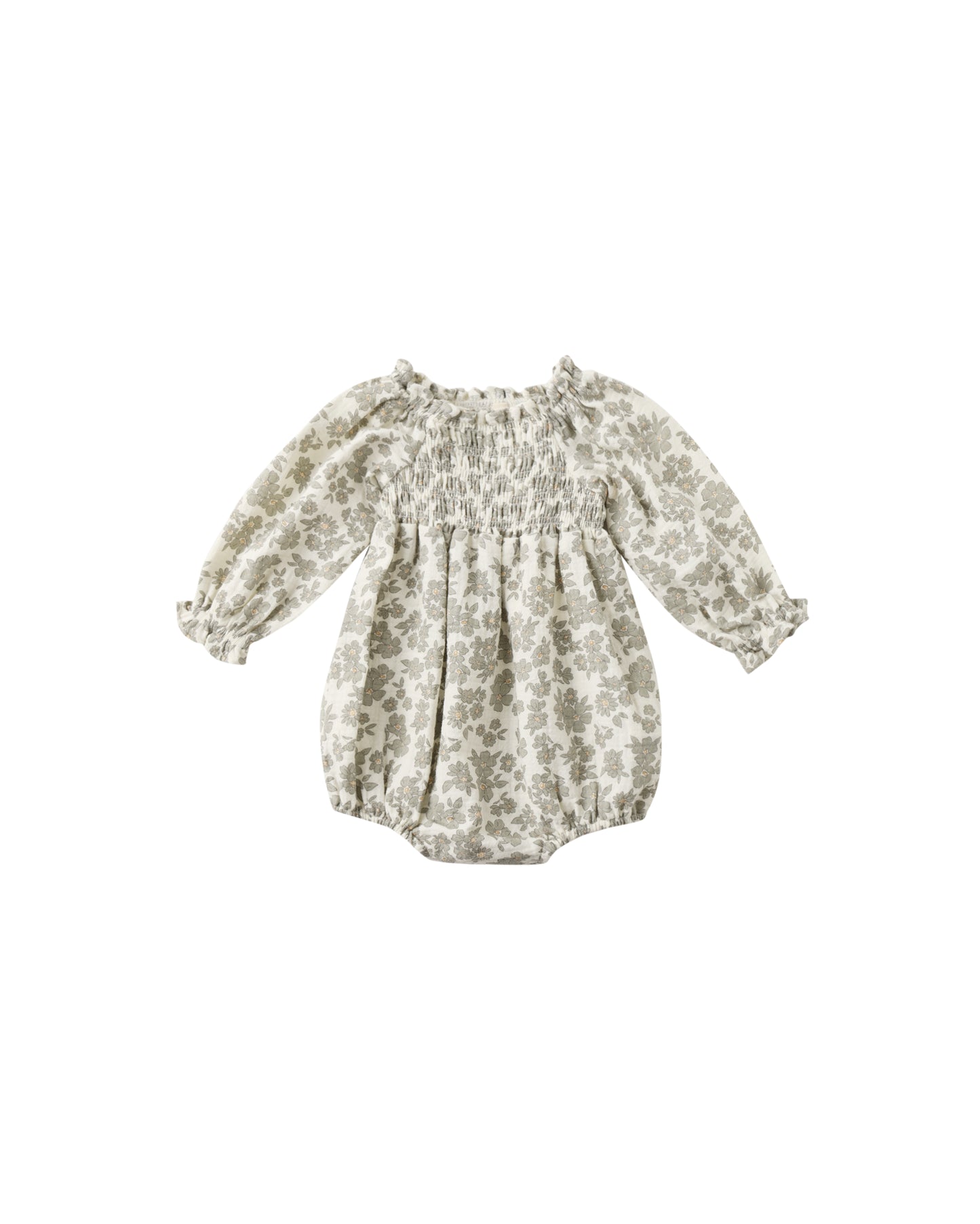 Eden Romper || Green Floral