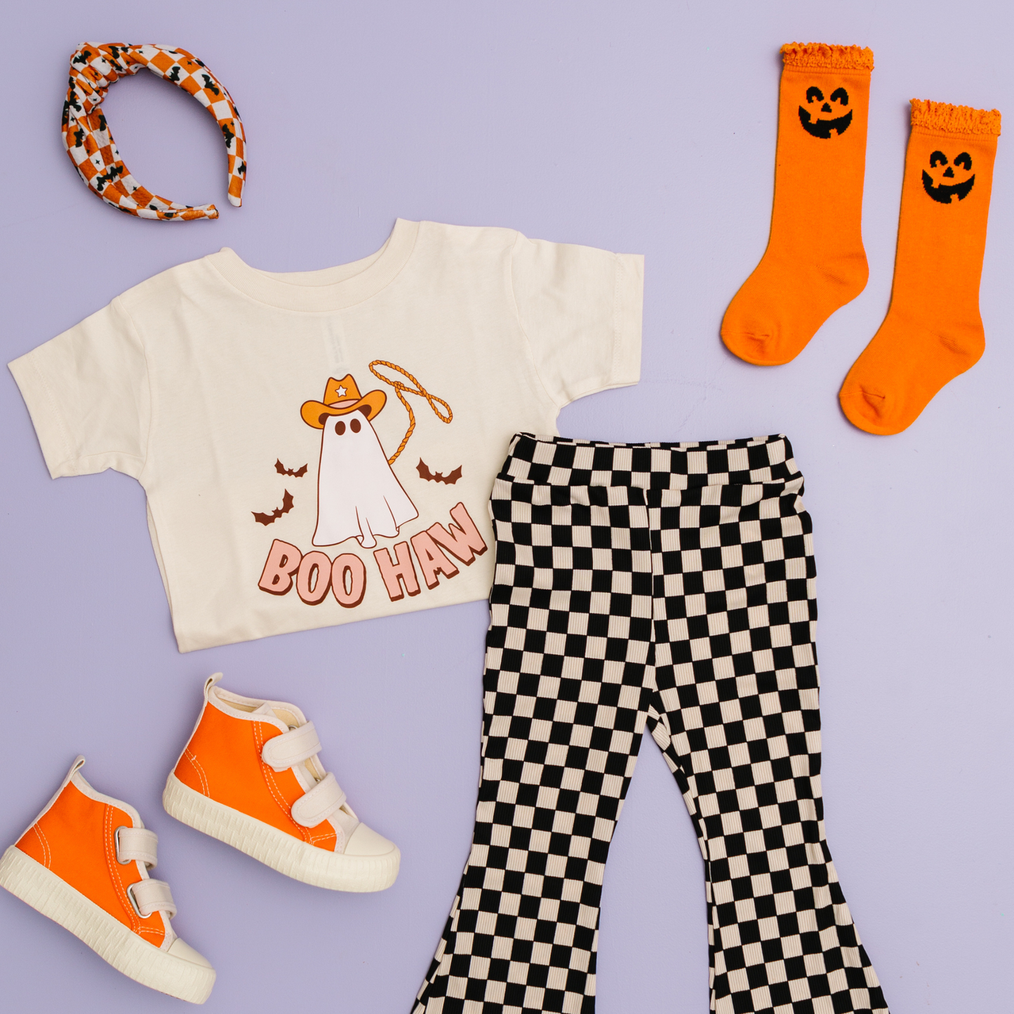 Boo Haw Halloween Trick or Treat Toddler and Youth Shirt