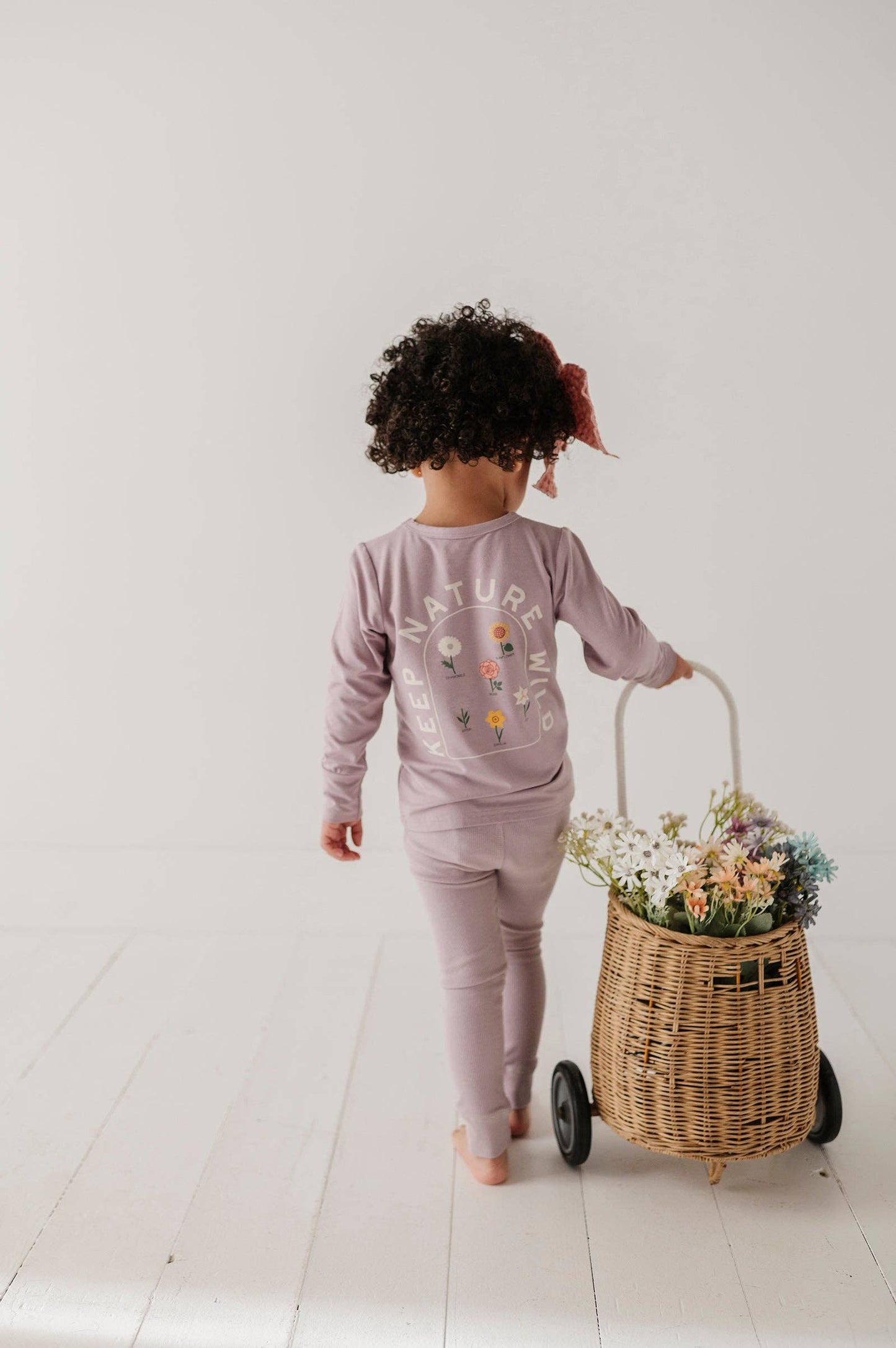 Girl's Long Sleeve Tee: Keep Nature Wild