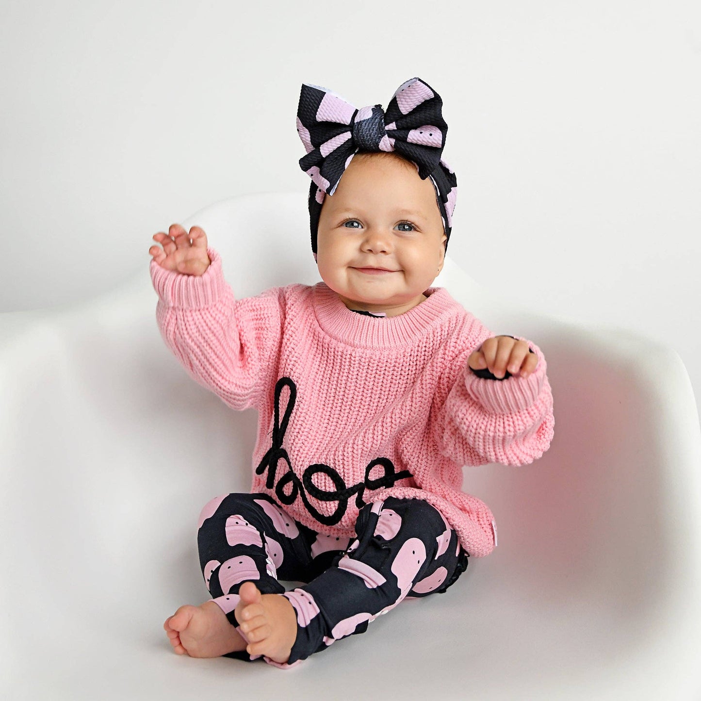 Boo Pink SWEATER Halloween Kids Top
