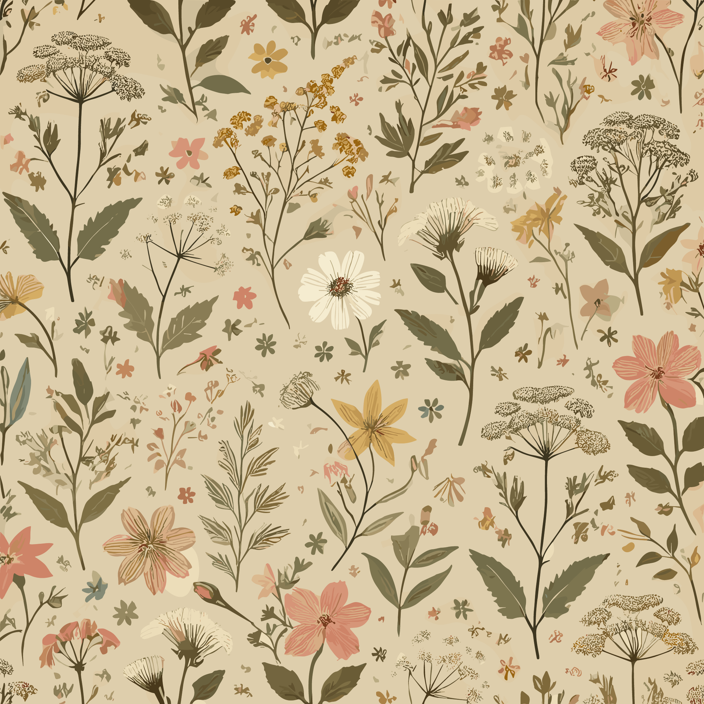 Matching Sets (Long) - Spring Floral