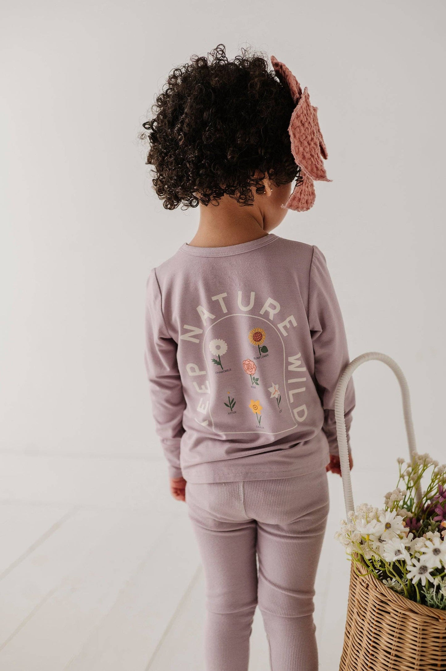Girl's Long Sleeve Tee: Keep Nature Wild