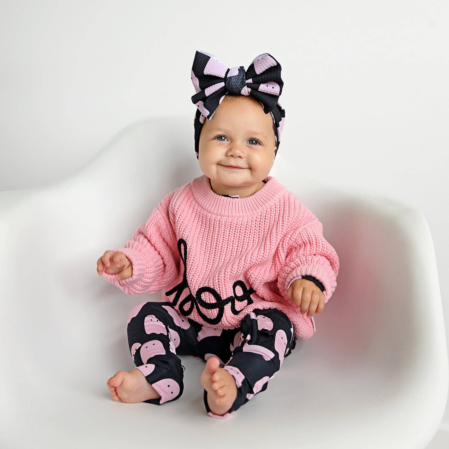 Boo Pink SWEATER Halloween Kids Top