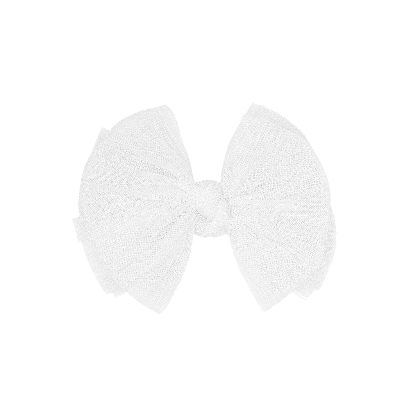 TULLE FAB® CLIP: pleated white