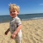 MOLOKAI Printed Romper- Grey Campervan