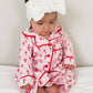 Pink Candy Cane / Organic Pointelle Lounge Set