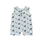 S25 Americana: Boy's Sleeveless Romper: Burgers 'n Dogs