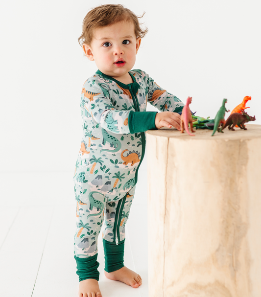 Baby Bamboo Pajamas - Bamboo Sleeper - Rex