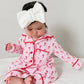 Pink Candy Cane / Organic Pointelle Lounge Set