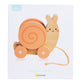 Snail Wooden Pull Toy, Developmental Toys, Nursery Decor