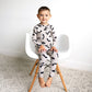 Vlad Gray Bats TWO PIECE Bamboo Halloween Kids Lounge Set