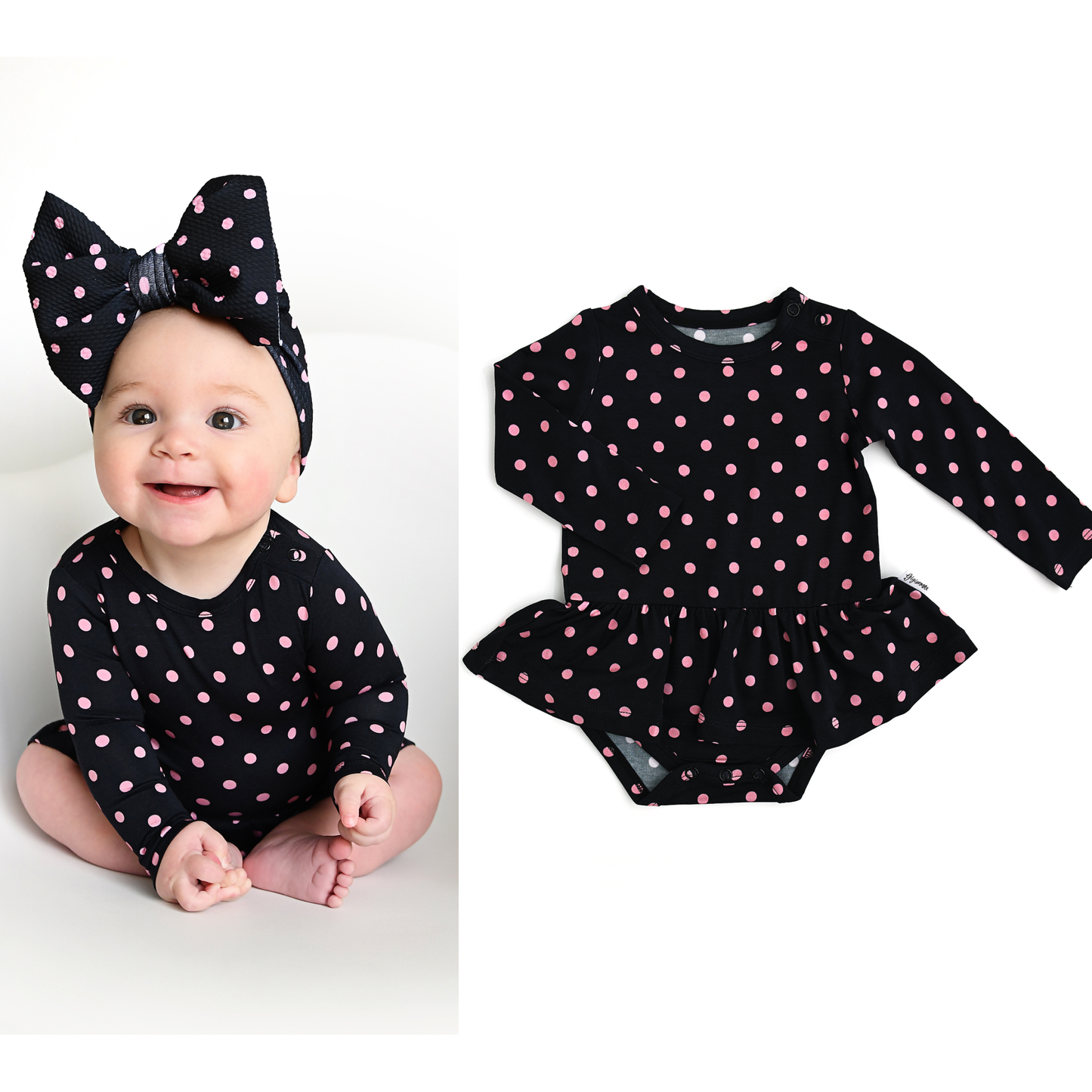 Raya Dot Tutu Bamboo Baby Dress