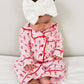 Pink Candy Cane / Organic Pointelle Lounge Set