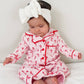 Pink Candy Cane / Organic Pointelle Lounge Set