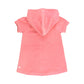 Bubblegum Pink Terry Full-zip Cover-up:Pink