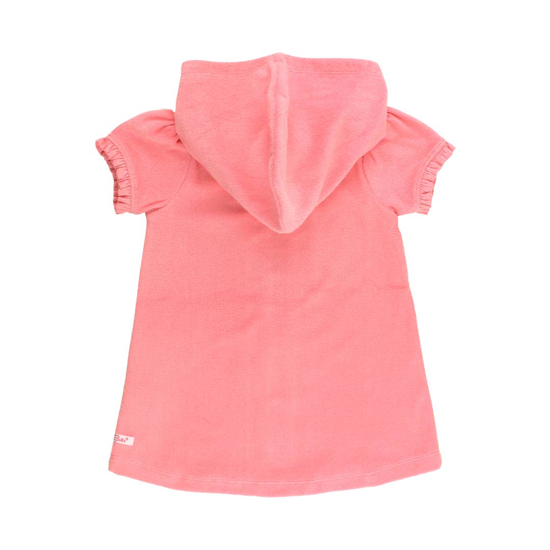 Bubblegum Pink Terry Full-zip Cover-up:Pink