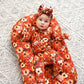 Auburn RUFFLE ZIP Bamboo Fall Sleepies Little