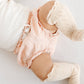 Vanilla Fancy Lace Top Knee Highs: 0-6M