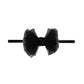 Baby Bling® Tulle Baby FAB® Skinny soft tulle bow headband: Pleated Black