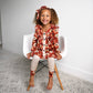 Auburn PEPLUM SET Fall Floral Outfit (runs big!)