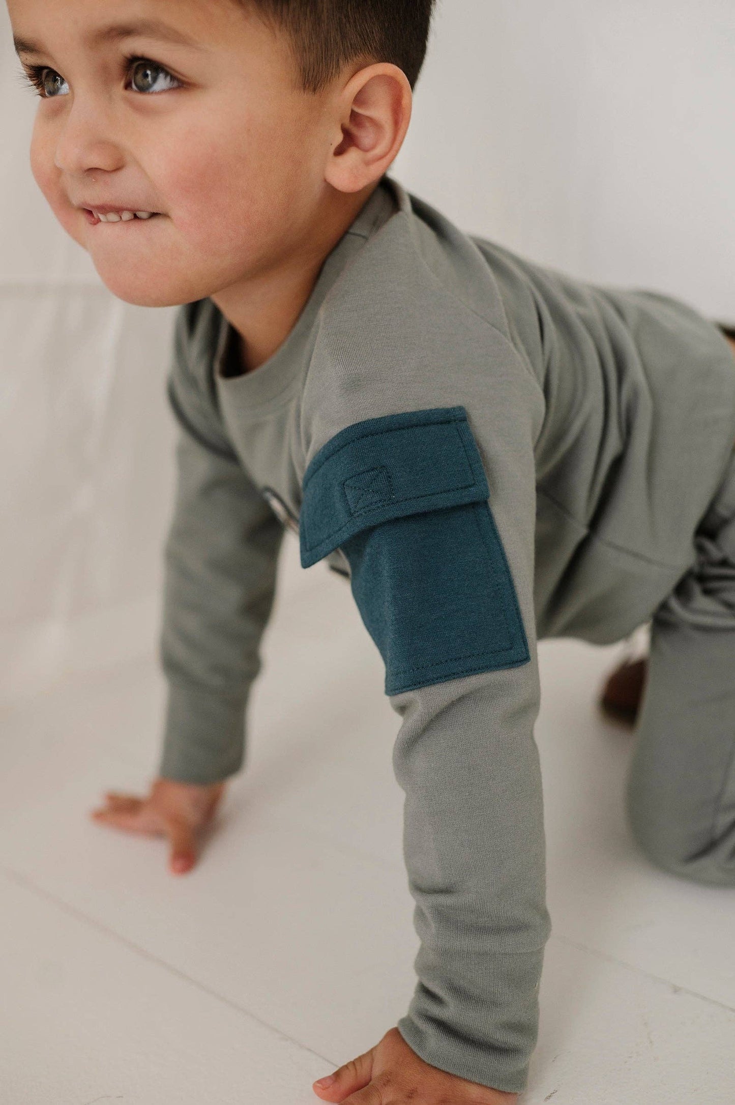Boy's Raglan Sweatshirt Bamboo/Cotton Baby/Kid Clothing Fall: Patches