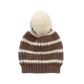 Rib Knit Stripe Hat, Tan | Baby & Kid Accessories