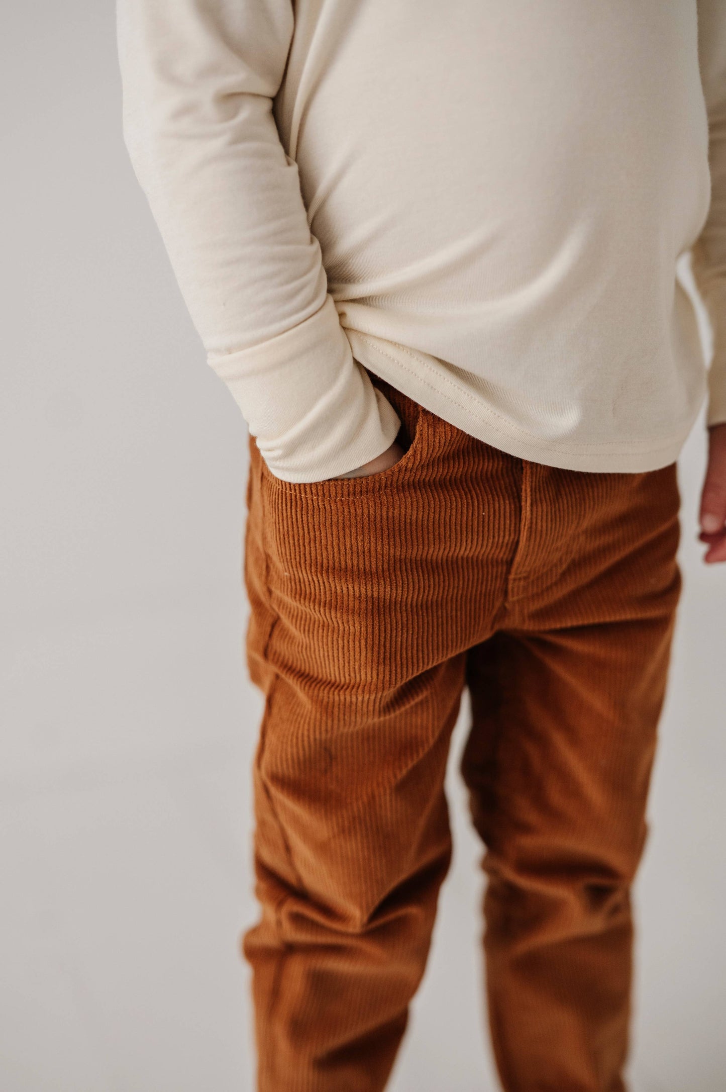 Corduroy Pants: Clay