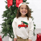 Christmas Truck Patch Sweatshirt - Natural - Boys Clothing
