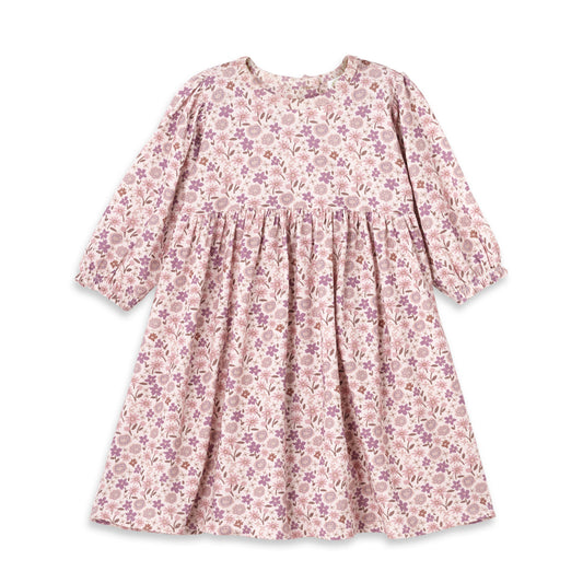 Girls' Bamboo Floral Dress – Soft, Stylish Everyday Wear