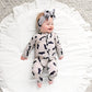 Vlad Gray Bats ZIP Bamboo Halloween Sleepies