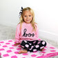 Boo Pink SWEATER Halloween Kids Top