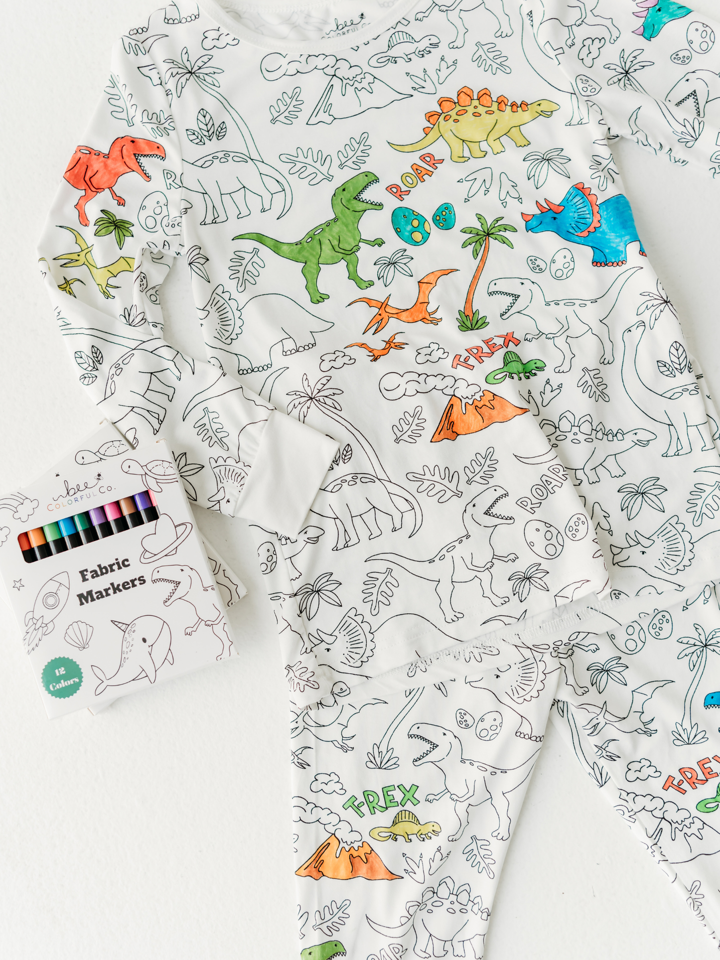 Fabric Markers Set for Customizing Coloring Pajamas