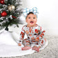 Rudolph Zip Bamboo Christmas Pajamas