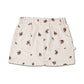 Organic Corduroy Skirt - Brown Floral