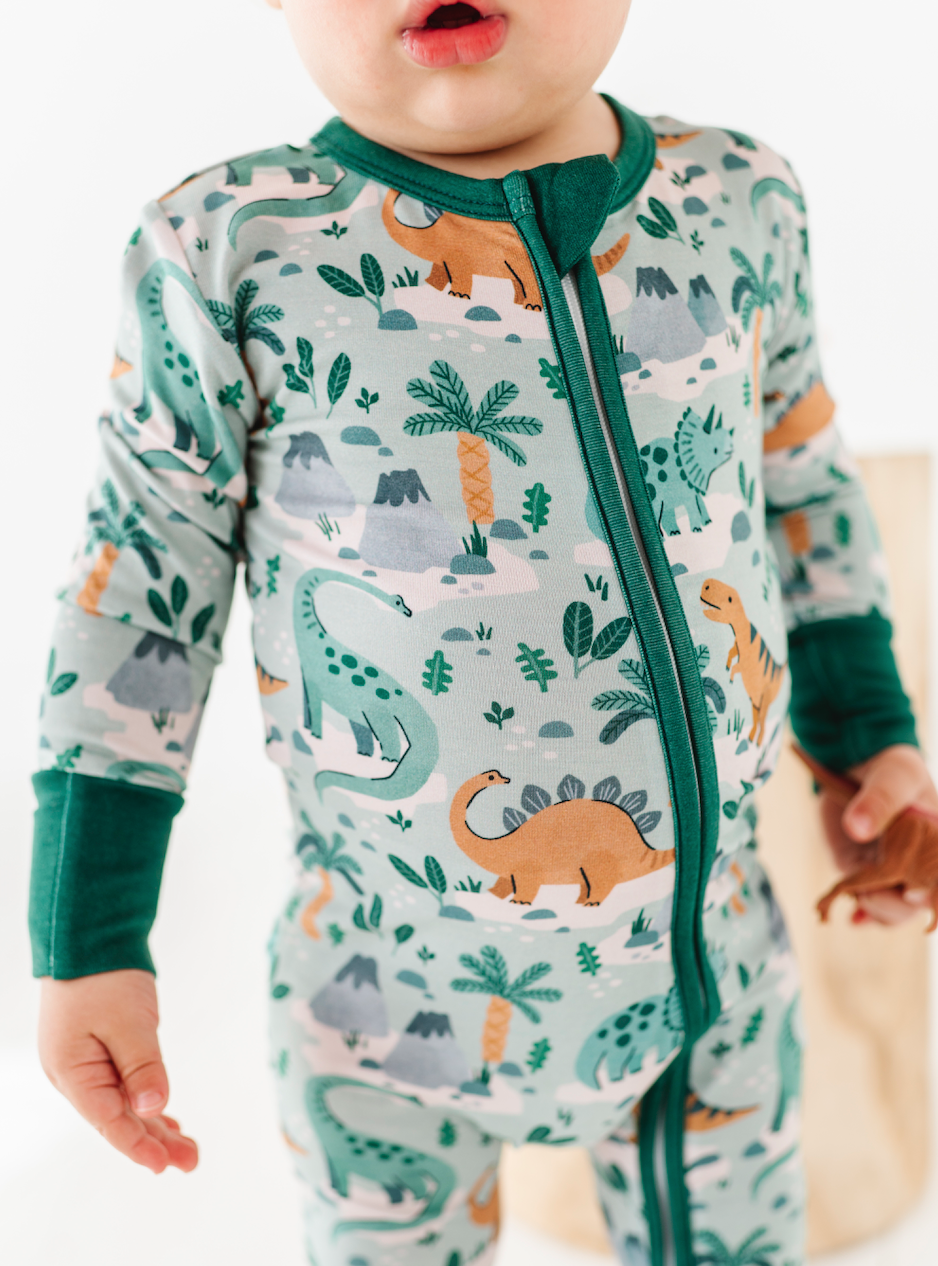 Baby Bamboo Pajamas - Bamboo Sleeper - Rex
