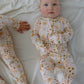Flower Fields Zip Pajamas