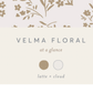 Baby Birdie Linen Ruffle Tank Set - Velma Floral / Latte