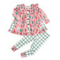 Noelle Pink Trees Peplum Set (runs big!)