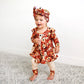 Auburn PEPLUM SET Fall Floral Outfit (runs big!)