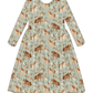 Kids Long Sleeved Bamboo Dress - Horsin' Around : 2