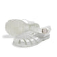 JELLY SANDAL: Silver Glitter