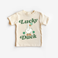 Lucky Duck Boys St. Patrick's Day Shirt: Natural