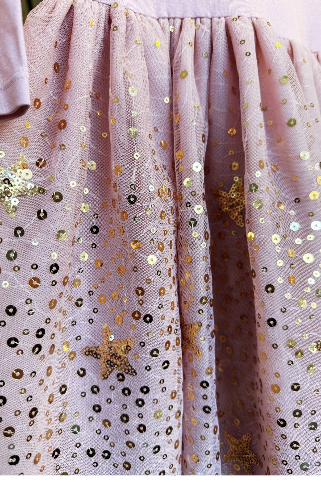 Kids Star Dress - Girls Tulle Twinkle Holiday Dress - Stella